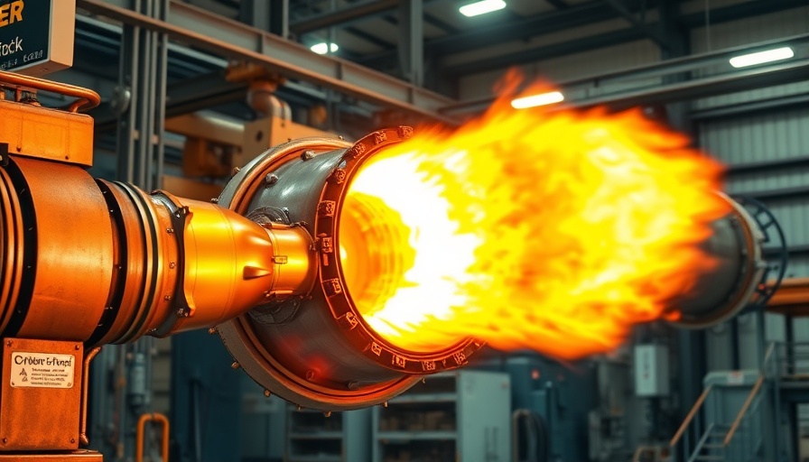 SPAC acquisition of iRocket depicted through an engine test.