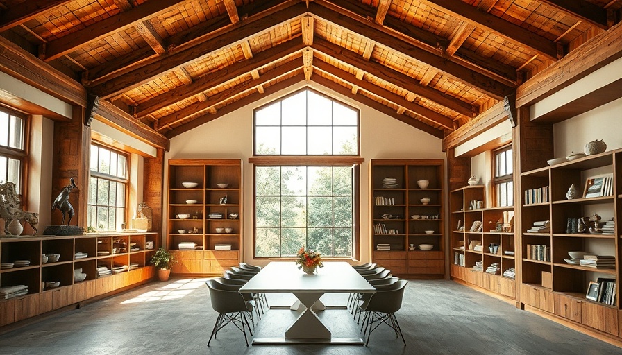 Modern interior highlighting architectural inspiration and historical preservation.