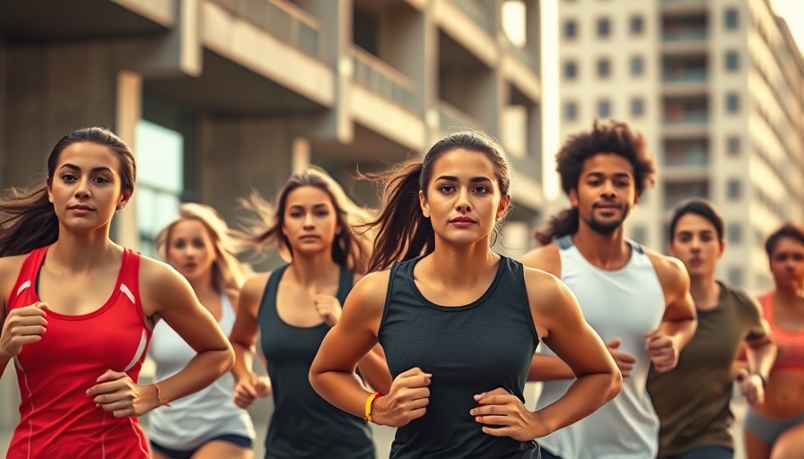 Group running for afternoon exercise to aid blood sugar control