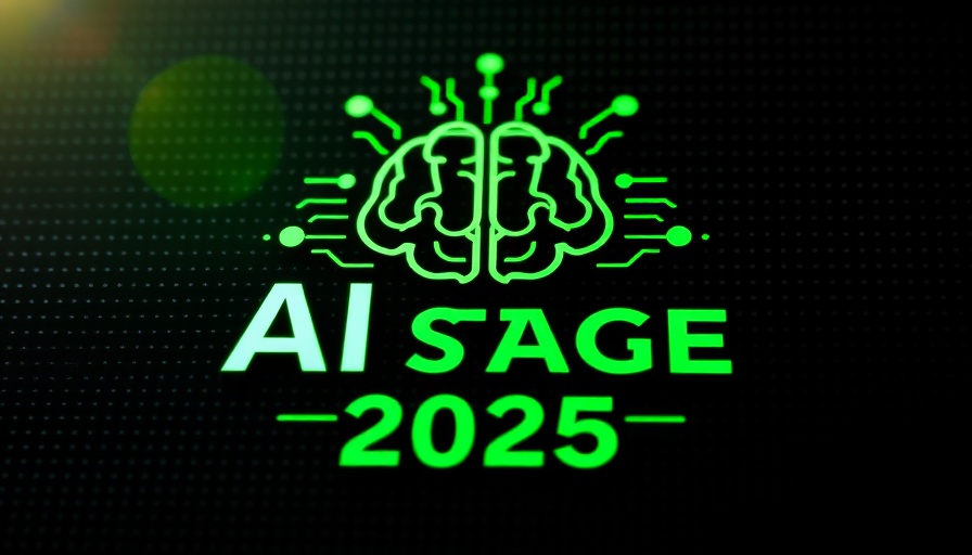 AI Stage TechCrunch Disrupt 2025 logo with circuit brain design.