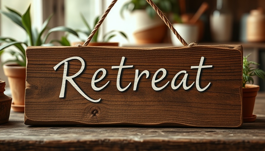 DIY writing retreats blog graphic with vintage design.