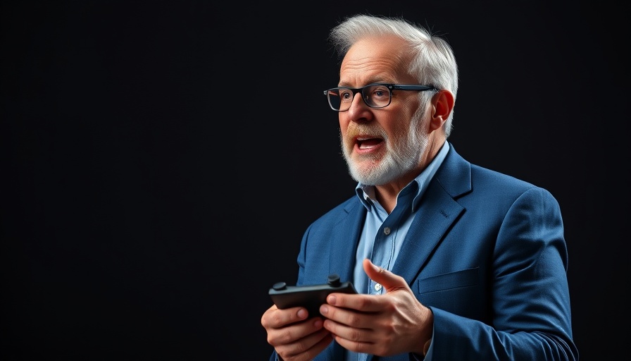 Middle-aged man discussing Alexa Plus advertising opportunities on stage.