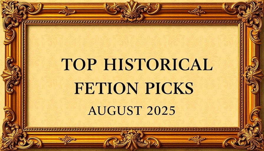 Top picks for historical fiction in ornate frame.