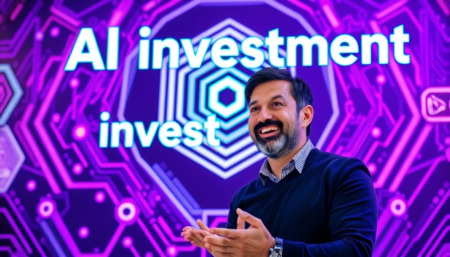 AI applications in SaaS strategy promotional poster with vibrant tech background.
