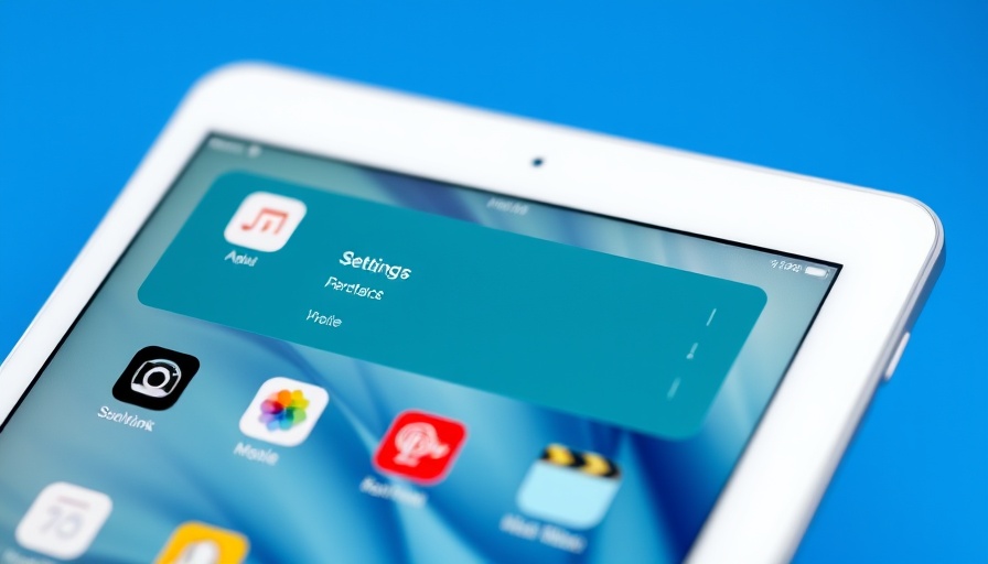 iPad screen displaying settings for battery life optimization.