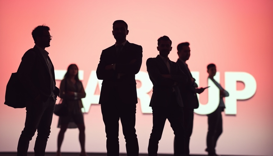 Silhouettes in front of Indian startup sign representing business growth capital.