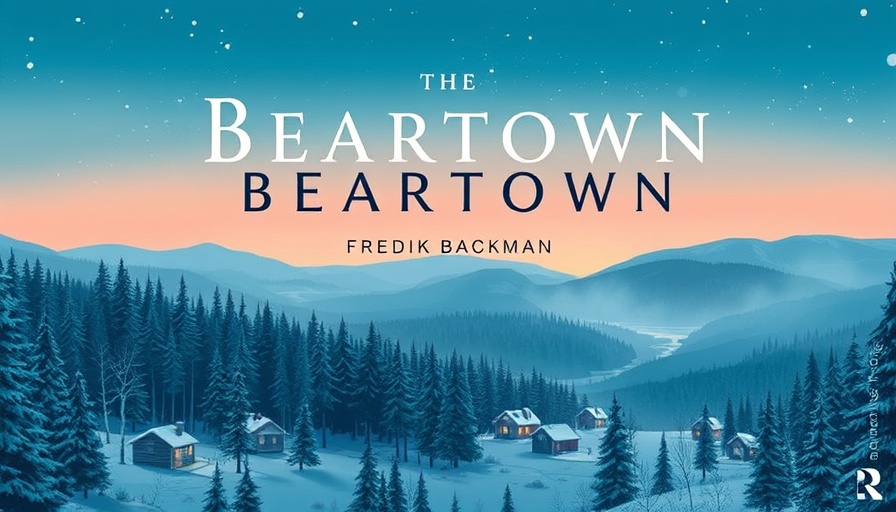 Cover of 'Beartown' by Fredrik Backman with snowy forest scene.