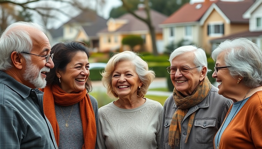 Residents discussing media benefits in Monmouthshire neighborhood