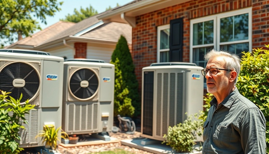 Modern outdoor AC units next to a house, illustrating houston air conditioning services.
