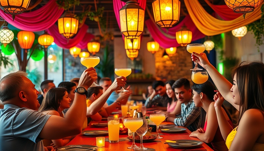 Puerto Los Cabos Golf & Spa Resort dining celebration with margaritas.