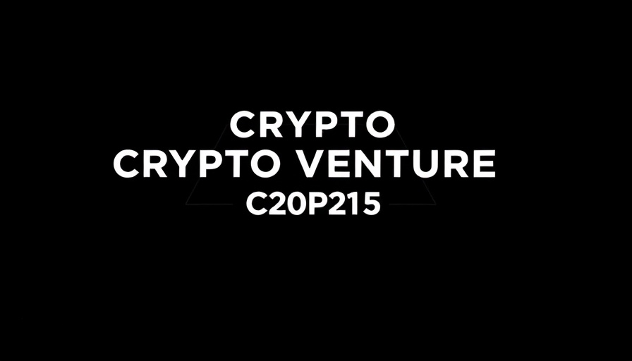 2025 Crypto VC Landscape graphic with futuristic design