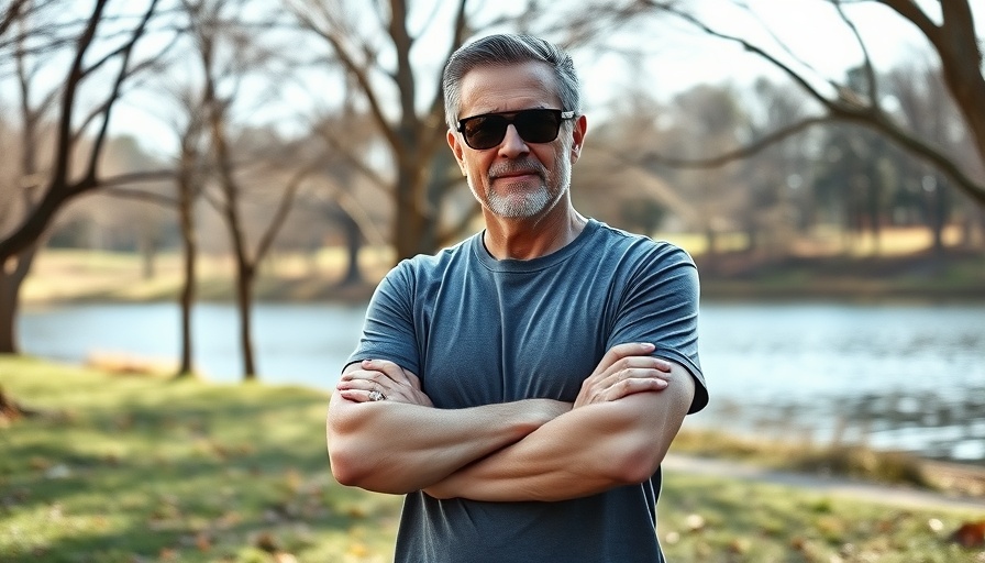 Middle-aged man in sunglasses facing tech job market challenges.