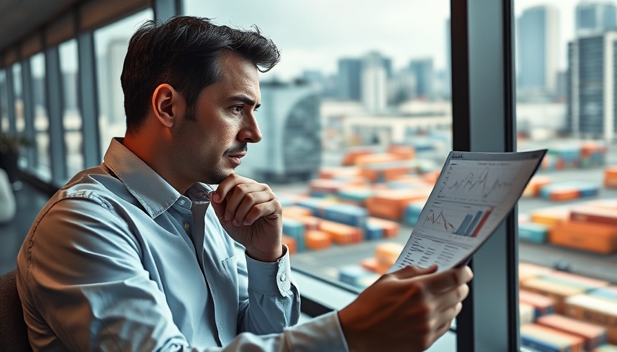 Businessman analyzing charts, considering the impact of inflation on my business.