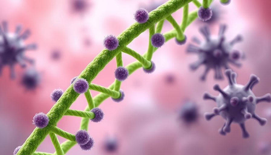 Crunch Revolutionizes Cancer Treatment: DNA and virus illustration.