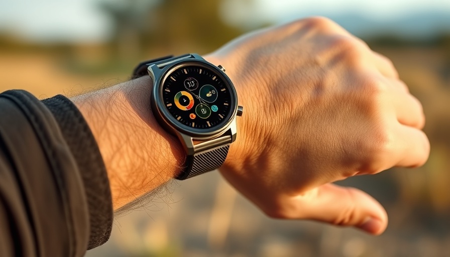 Coros Nomad Smartwatch displayed on wrist outdoors.