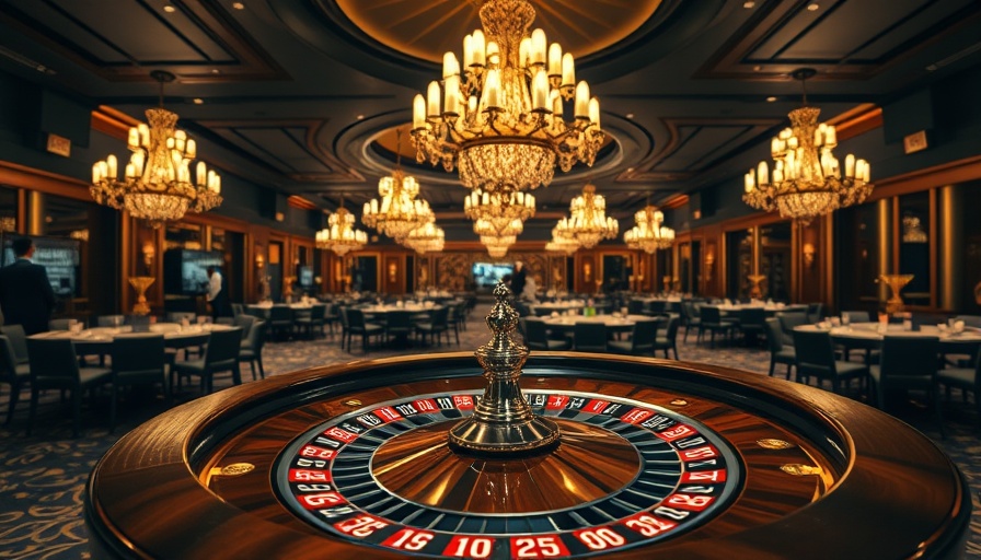 Luxurious casino interior with roulette, unique casino experiences.