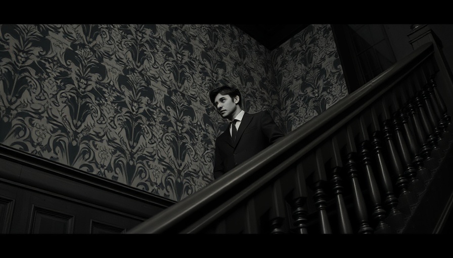 AI startup making Orson Welles fan fiction inspired vintage cinematic scene.