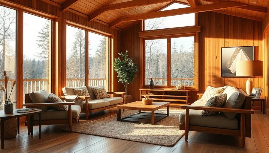 Beatrice Faverjon’s All-Wood Retreat in Topanga Canyon, warm interior with natural wood.