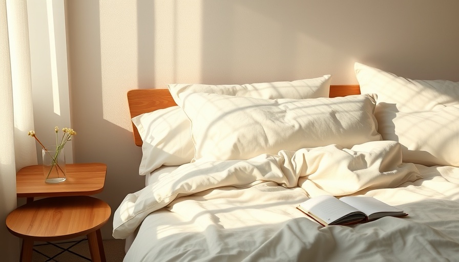 Cozy setup with editors favorite linen sheets and side table.