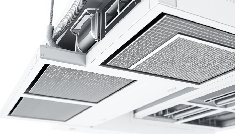 Modern cooling options for make-up air systems with sleek design.