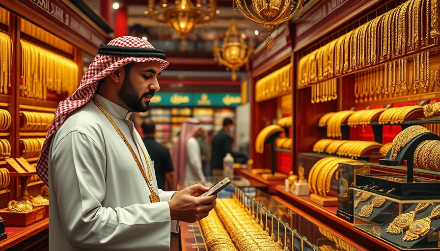 Funding for Saudi Micro Businesses: Jewelry shopkeeper in discussion with customer.