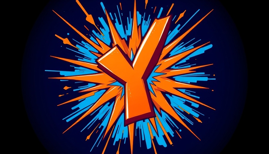 AI startups from YC Demo Day vibrant graphic with an orange Y.
