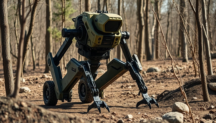 Military robot in Danish-Ukrainian defense venture setting