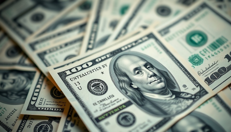 Financial imagery with hundred-dollar bills for Delaware Community Investment Venture Fund.