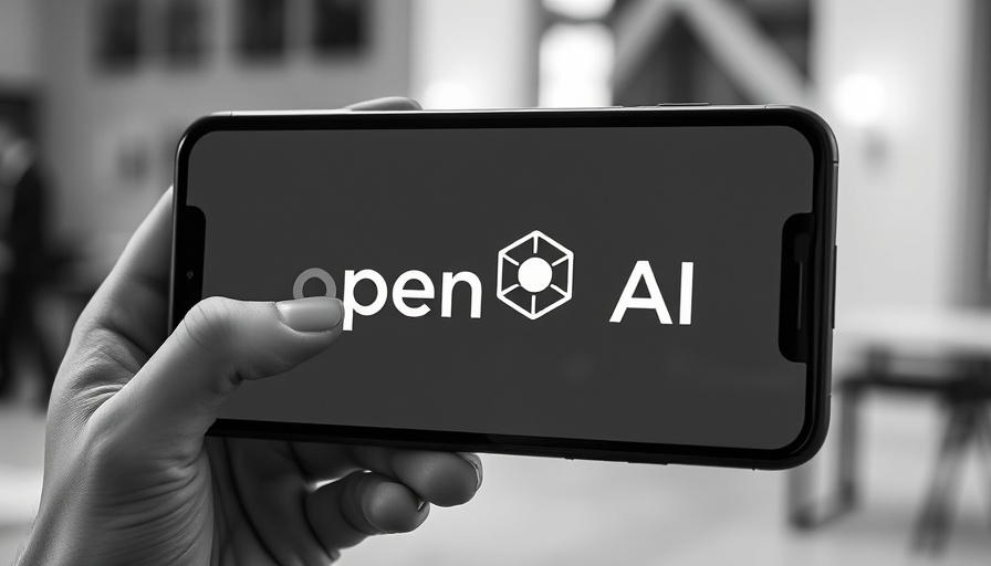 OpenAI interface on a smartphone held by an unseen person.