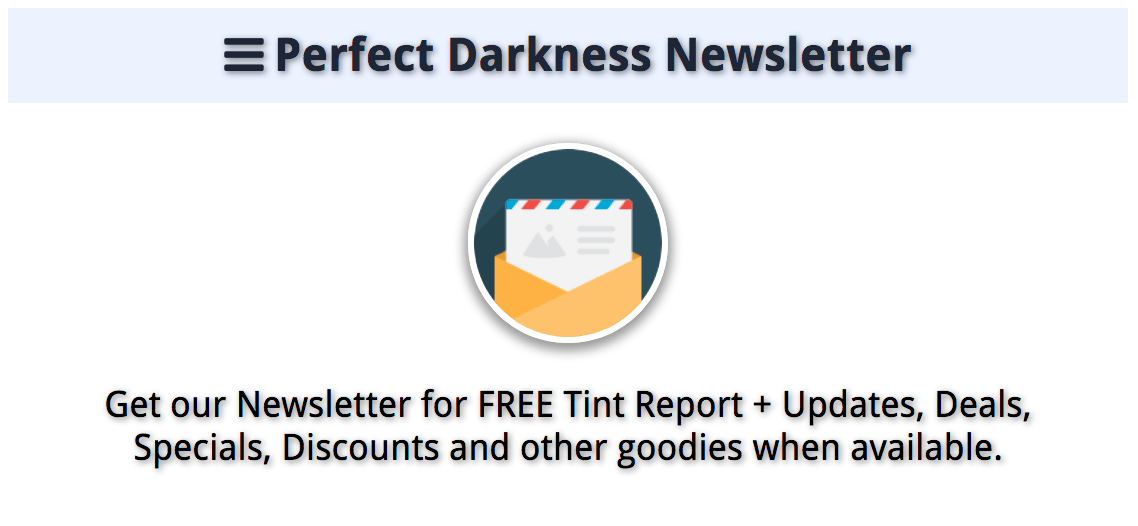 About Perfect Darkness Newsletter