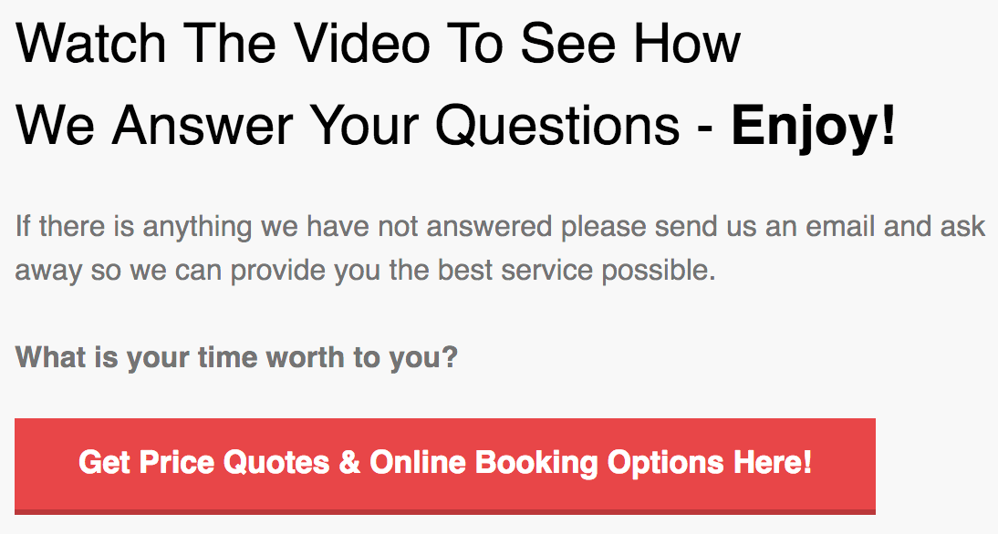 Watch The Video To See How We Answer Your Questions