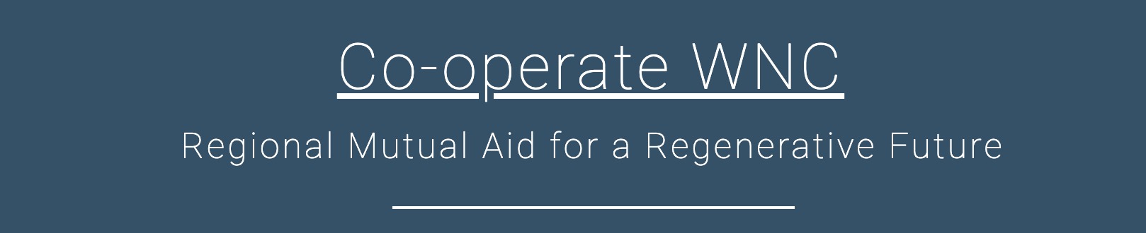 Co-operate WNC