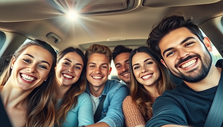 Group smiling in car during sunny day, Lapu Lapu festival tragedy