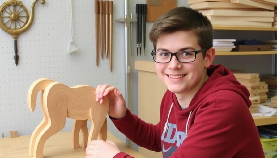 Kelowna high schooler’s woodworking skills earn him provincial gold, spot at nationals