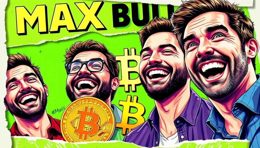 Bitcoin market bullishness collage with vibrant green theme.