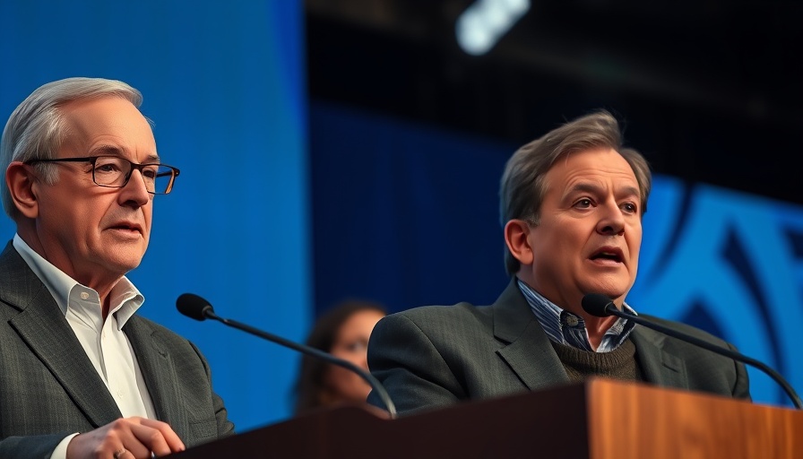 Contrasting expressions at FOMC meeting live event.