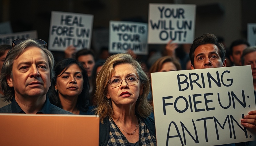 Protestors demand United Airlines labor deal, holding signs.