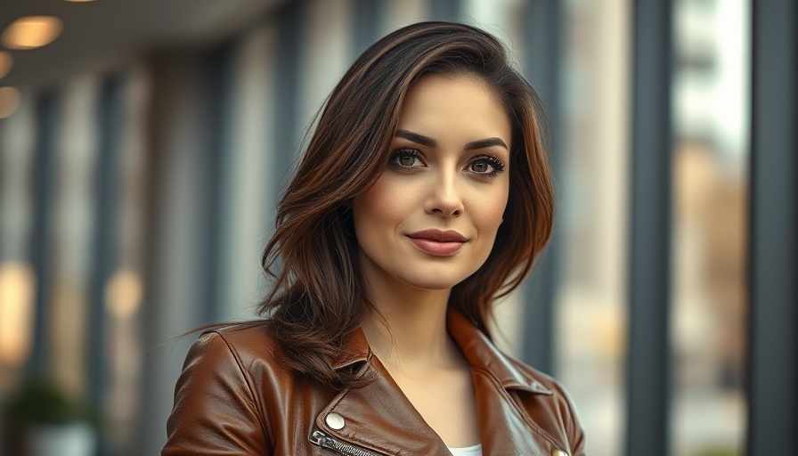Brunette woman indoors, subtle expression, soft lighting