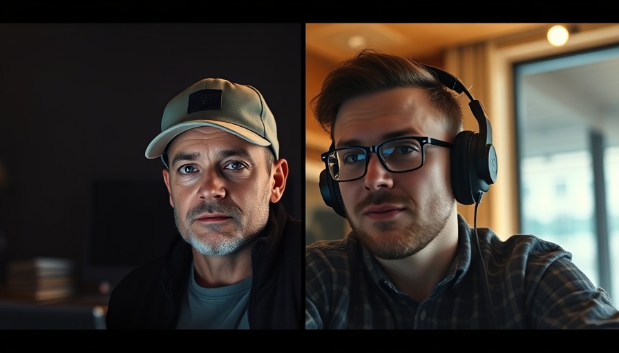 Two men in a video call discussing losing money in crypto.