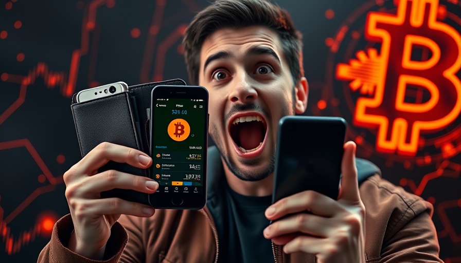 Bitcoin recovery wallet concept with digital assets display.