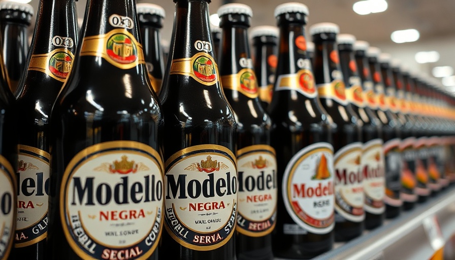 Impact of Trump's immigration policies on beer sales: Modelo beers in store.