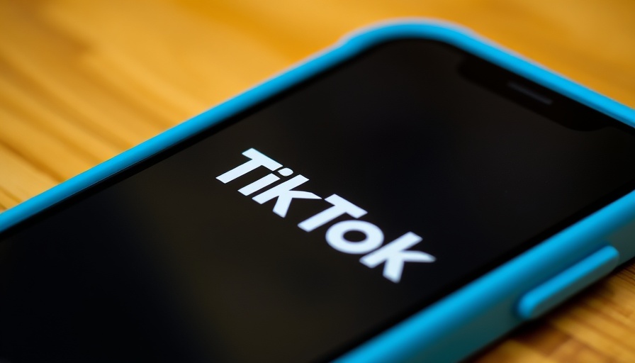Smartphone with TikTok logo, related to TikTok CEO meeting request Canada shutdown order.