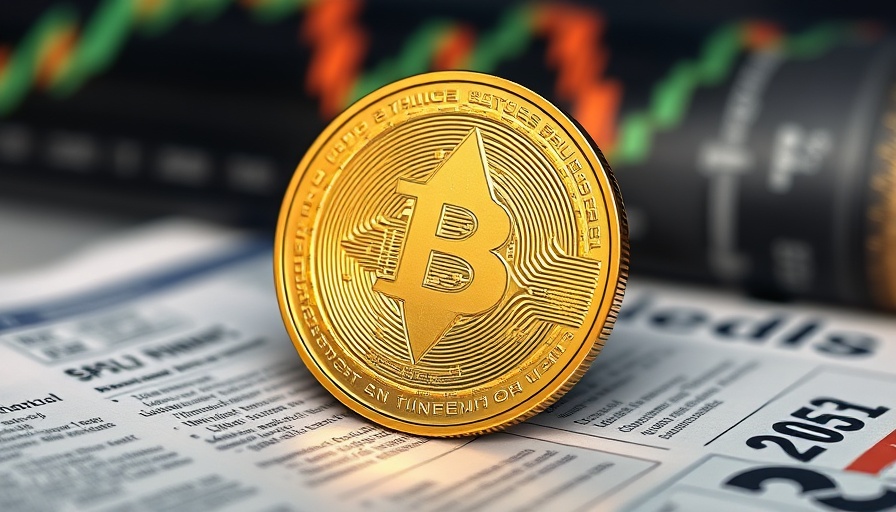 Ethereum coin on newspaper symbolizing Ethereum price surge.