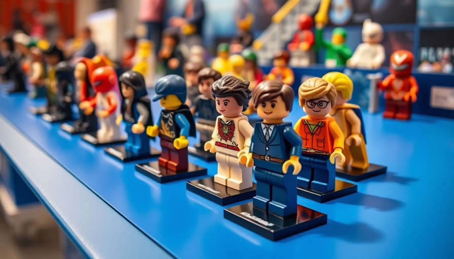 Lego Stranger Things BrickHeadz figures displayed on table.