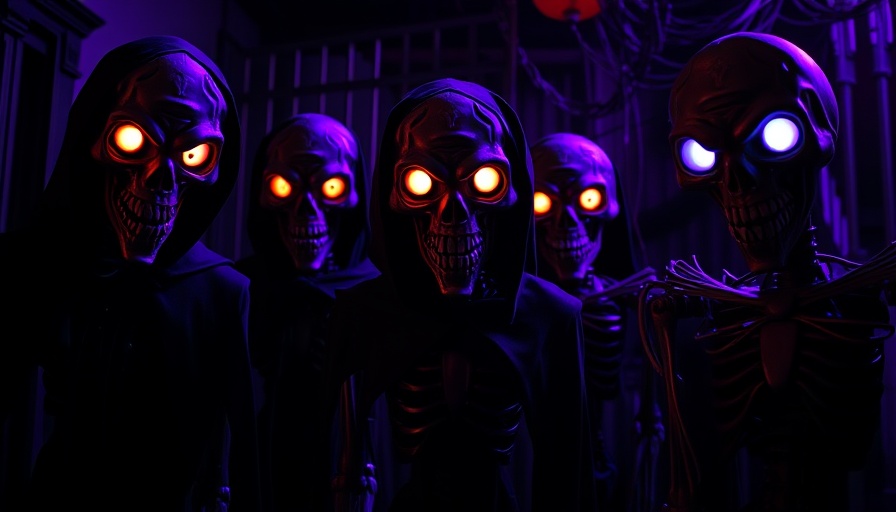 Creepy animatronic characters at Halloween Horror Nights 2025