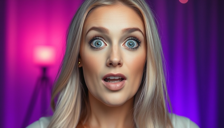 American Idol judge surprised reaction, studio lighting, vibrant ambiance