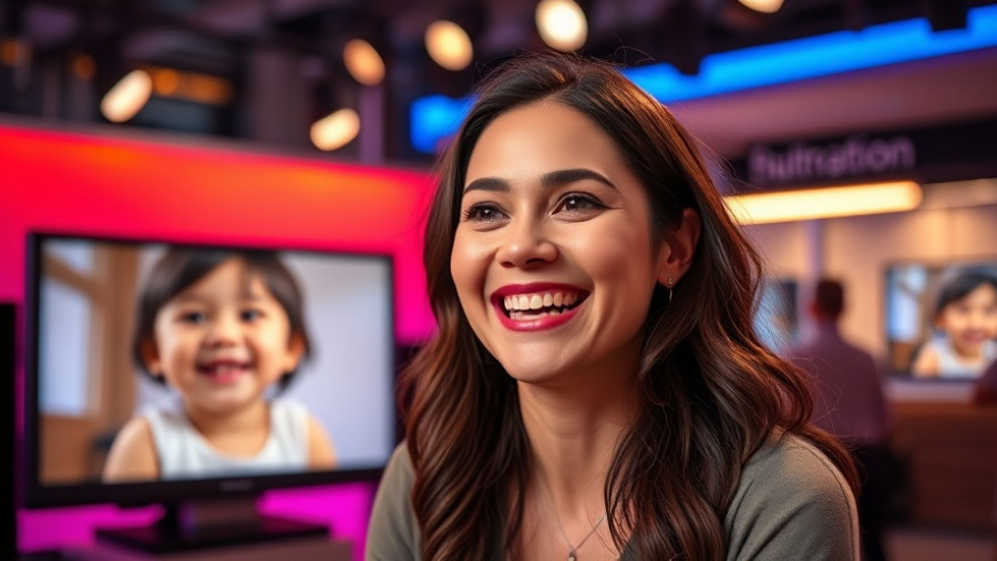 Joyful moment on TV show with a charismatic smile, Kelly Clarkson parenting.