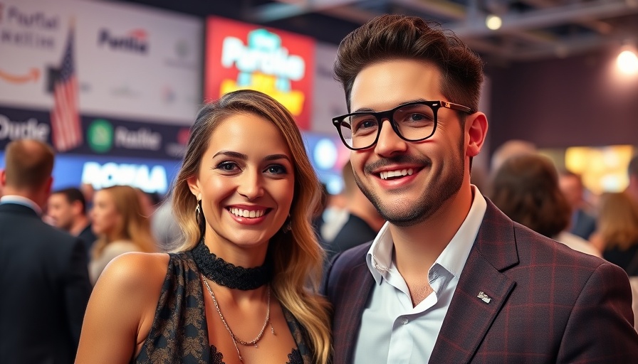 Savannah Chrisley breakup related event image with a smiling couple.
