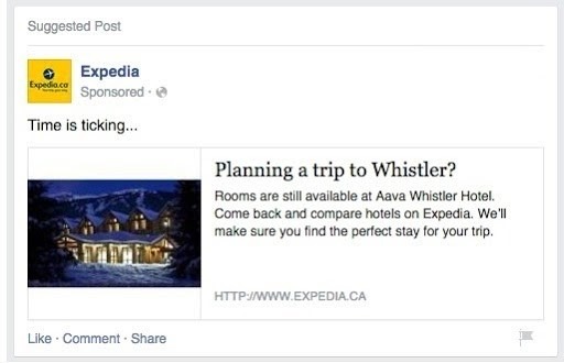 retargeting hotel ad