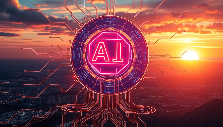 ChatGPT Future concept with AI glowing in digital landscape.